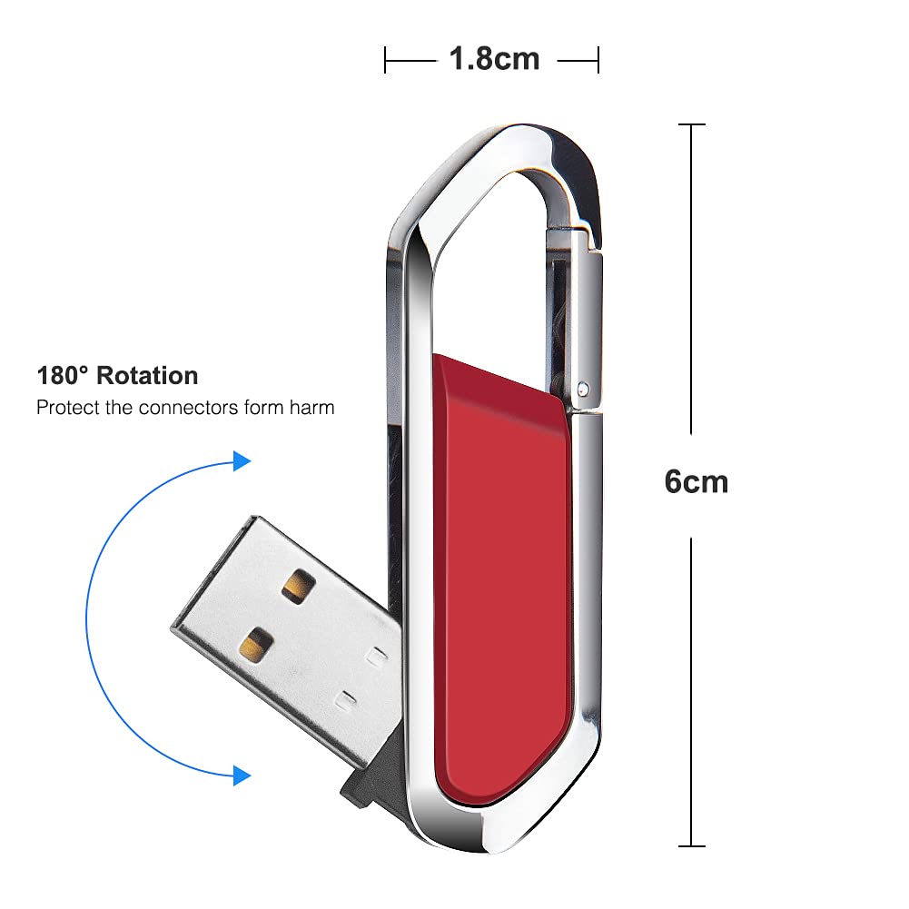 Amazon.co.jp: 64GB USBフラッシュドライブ ポータブルメタルサム